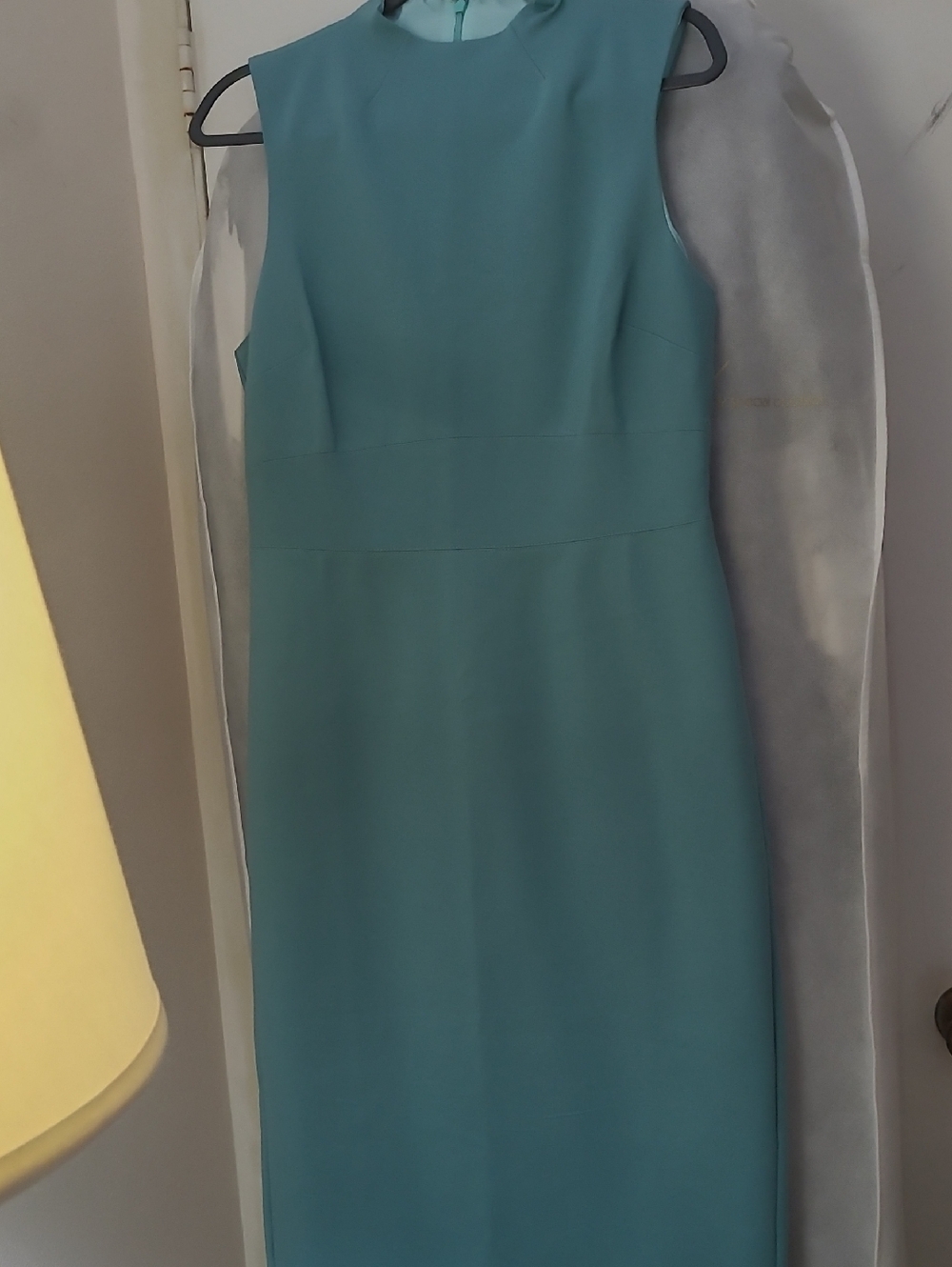 J. Crew Teal Sheath Midi Dress